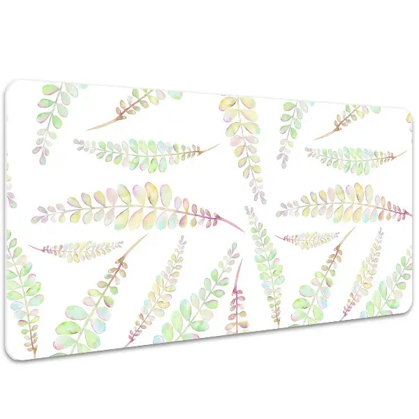 PVC Schreibtischmatte Aquarellblätter
