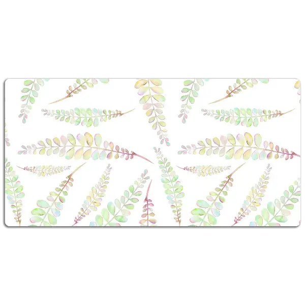 PVC Schreibtischmatte Aquarellblätter