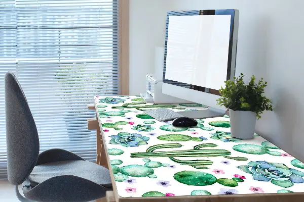 PVC Schreibtischmatte Kaktus
