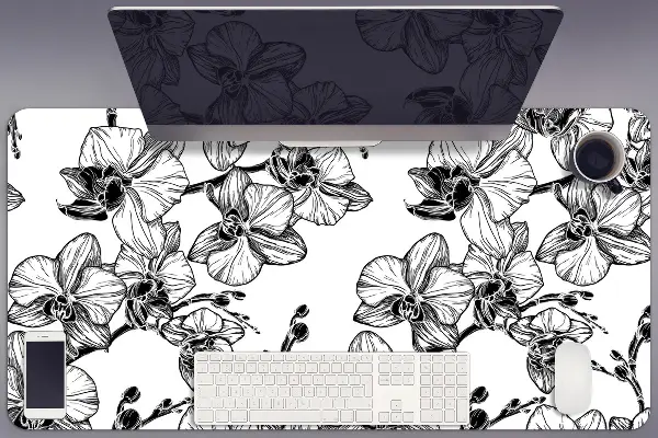 Schreibtisch Unterlegmatte Orchideen