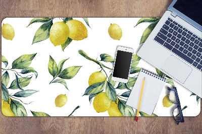 Büro-Schreibtischmatte Gelbe Zitronen