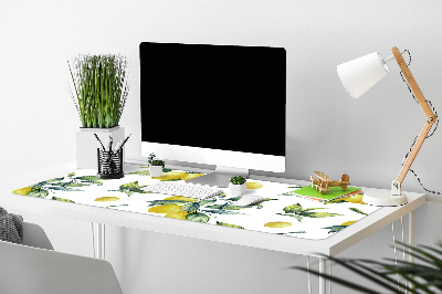 Büro-Schreibtischmatte Gelbe Zitronen