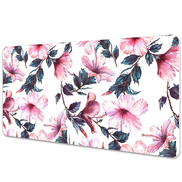 PVC Schreibtischmatte Hibiscus-Blumen