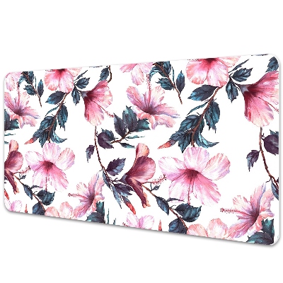 PVC Schreibtischmatte Hibiscus-Blumen