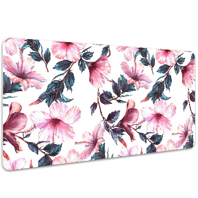 PVC Schreibtischmatte Hibiscus-Blumen