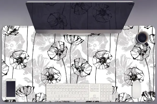 PVC Schreibtischmatte Glamour Flowers.