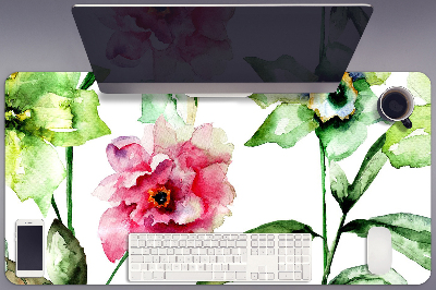 Schreibtisch Unterlegmatte Frühlingsblumen