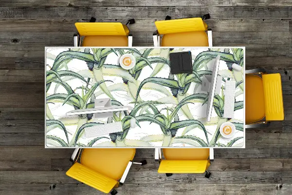 Schreibtischunterlage Bild Aloe.