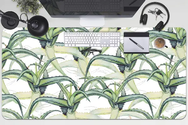 Schreibtischunterlage Bild Aloe.