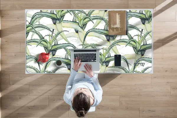 Schreibtischunterlage Bild Aloe.