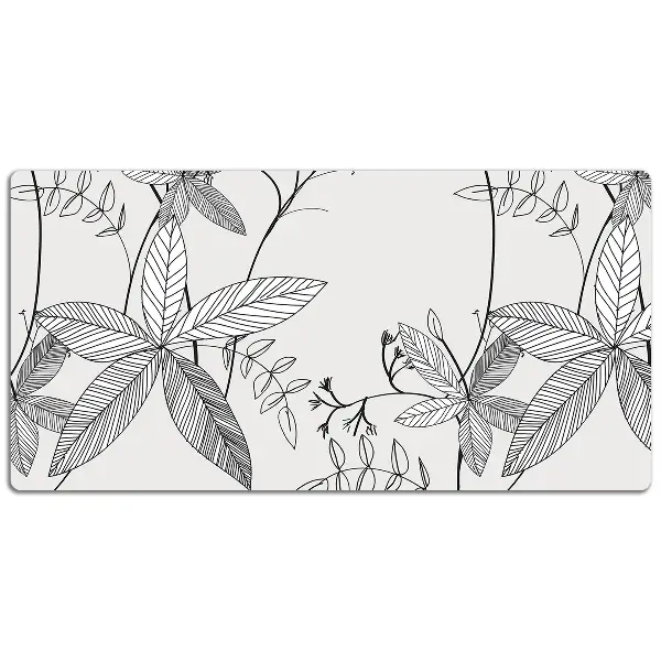 Schreibtischunterlage Doodle-Blumen