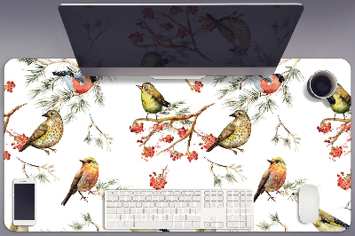 Schreibtisch Unterlegmatte Vögel auf der Niederlassung