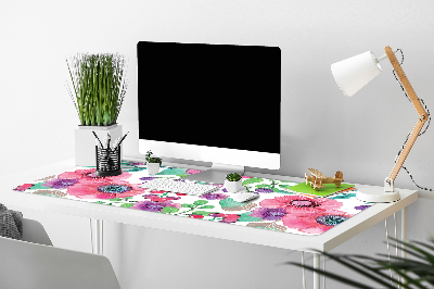 Büro-Schreibtischmatte Blumen und Beeren