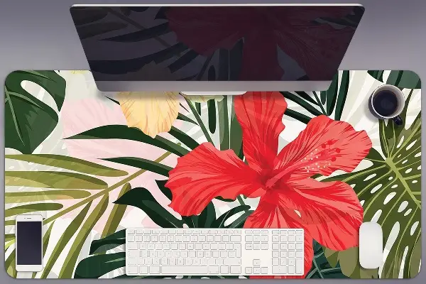 Schreibtischunterlage Hawaiianische Insel.