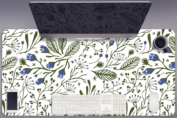 PVC Schreibtischmatte Blumen