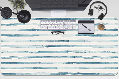 Schreibtischunterlage Blaue Linien
