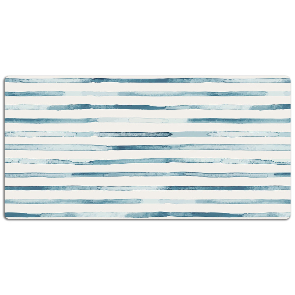 Schreibtischunterlage Blaue Linien
