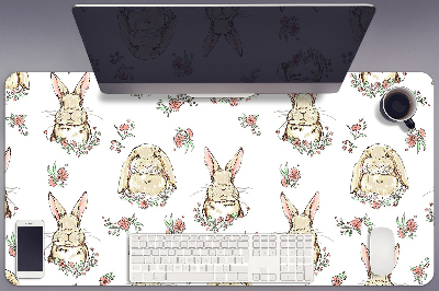 Schreibtisch Unterlegmatte Hellbraune Kaninchen