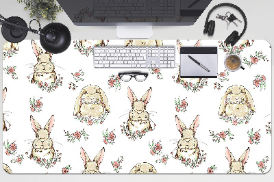 Schreibtisch Unterlegmatte Hellbraune Kaninchen