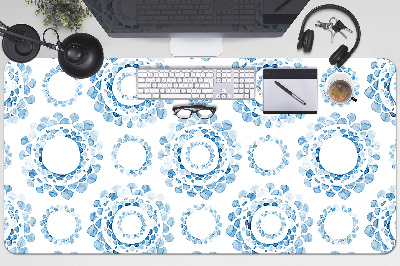 Schreibtischunterlage Blaue Kreise