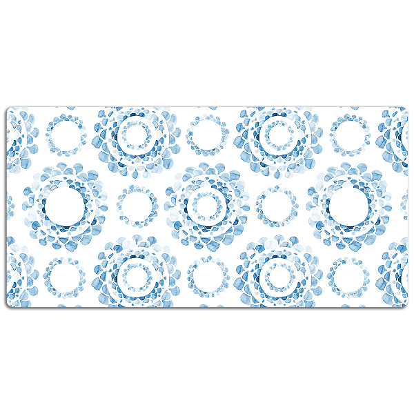 Schreibtischunterlage Blaue Kreise