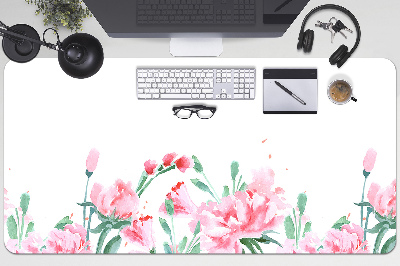 Schreibtischunterlage Pinke Blumen