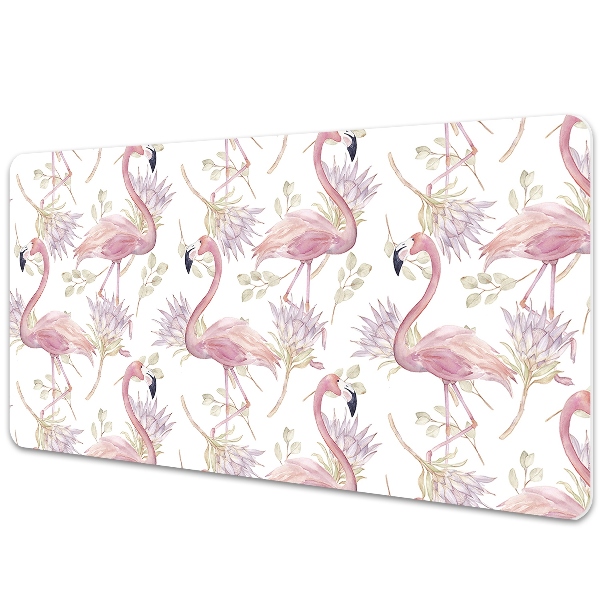 PVC Schreibtischmatte Flamingos