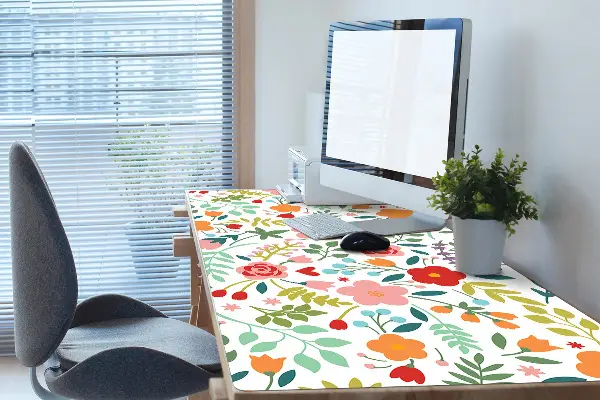 Schreibtischunterlage Bild in den Blumen