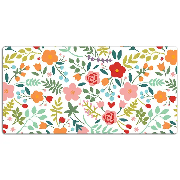 Schreibtischunterlage Bild in den Blumen
