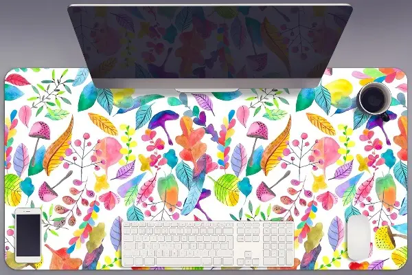Büro-Schreibtischmatte Pilze