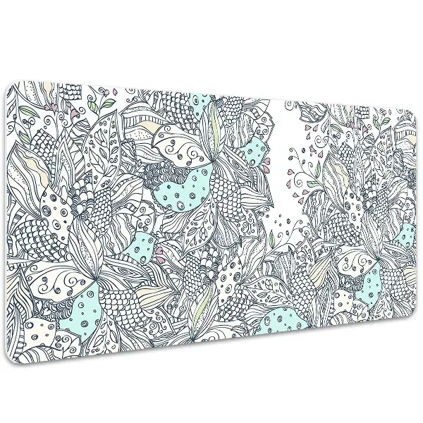 Schreibtischunterlage Blumen