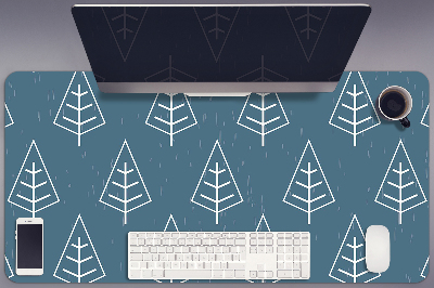 Büro-Schreibtischmatte Blauer Wald
