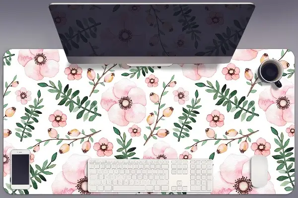 PVC Schreibtischmatte Blume