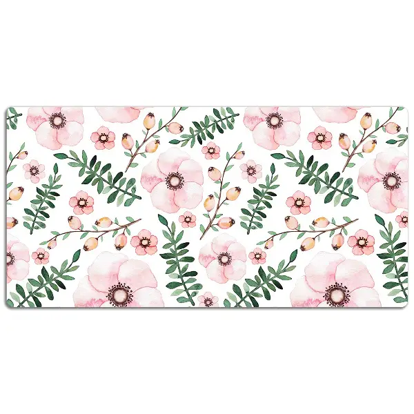 PVC Schreibtischmatte Blume