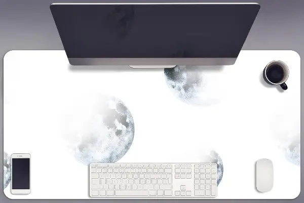Büro-Schreibtischmatte Bild des Mondes