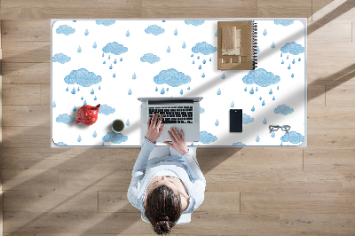 Schreibtischunterlage Regenwolken