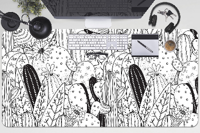Büro-Schreibtischmatte Comic-Kaktus