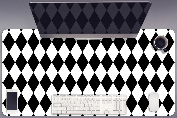 PVC Schreibtischmatte Muster in Rhombus.