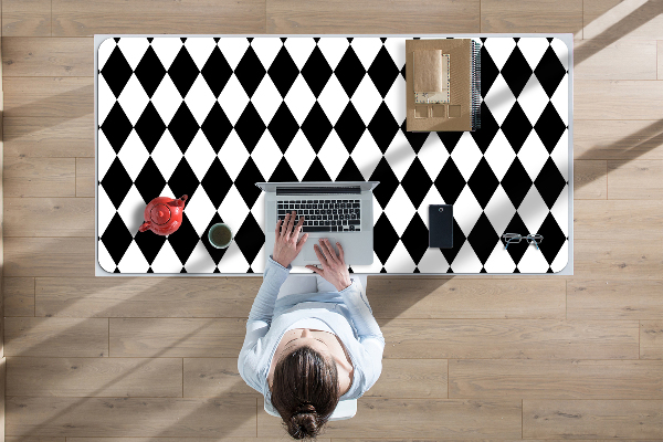 PVC Schreibtischmatte Muster in Rhombus.