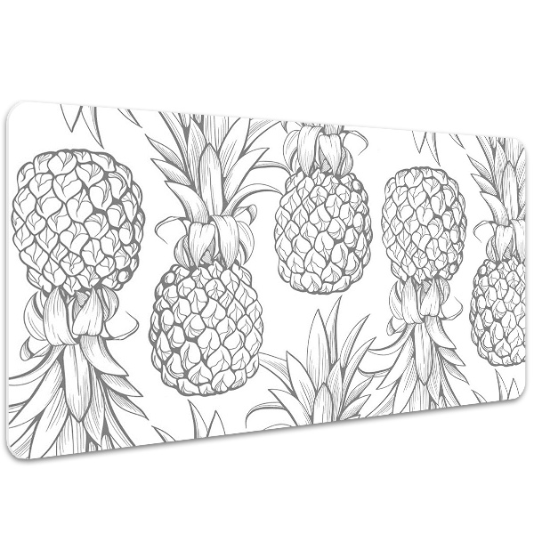Büro-Schreibtischmatte Muster in Ananas