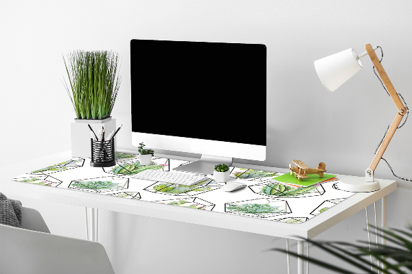 Büro-Schreibtischmatte Kaktee in Feststoffe