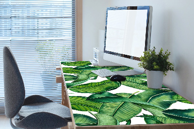 PVC Schreibtischmatte Grüne große Blätter