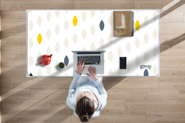 Büro-Schreibtischmatte Bunte Zitronen
