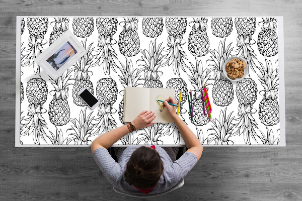 Schreibtisch Unterlegmatte Ananas