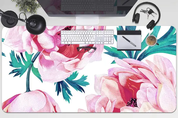 Büro-Schreibtischmatte Mohnblume