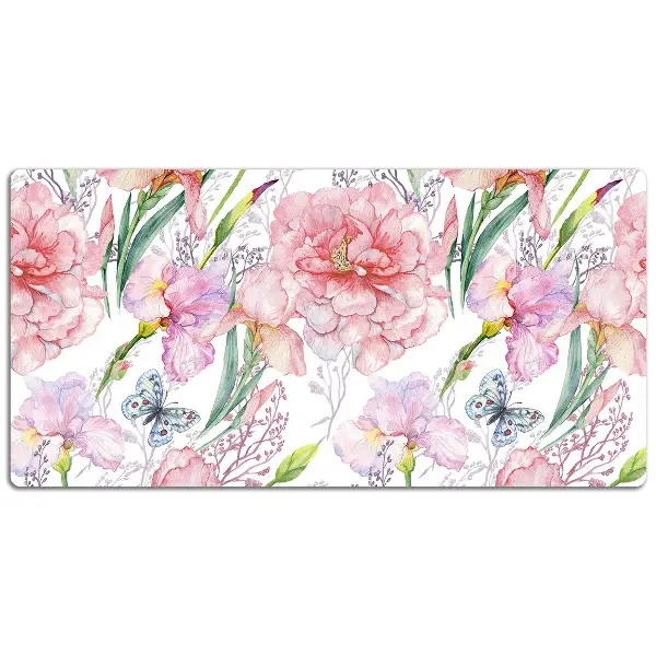 Schreibtischunterlage Blumen Pfingstrosen