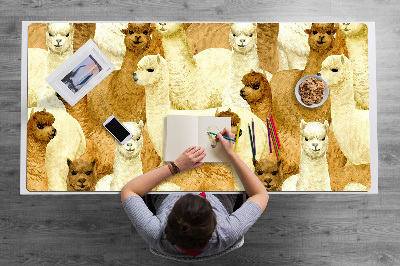PVC Schreibtischmatte Alpaka