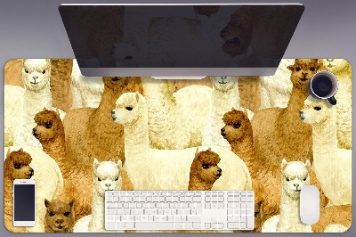 PVC Schreibtischmatte Alpaka