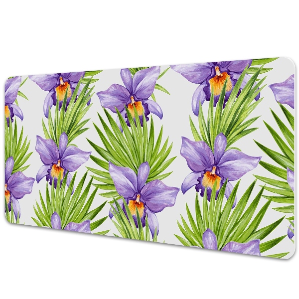 PVC Schreibtischmatte Lilane Blumen