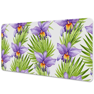 PVC Schreibtischmatte Lilane Blumen